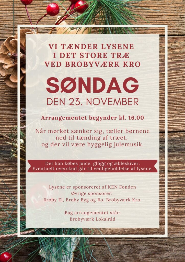 Julelys-Brobyvaerk-724x1024 Tænding af julelys ved Brobyværk Kro